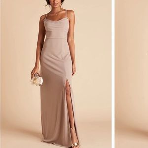 Birdy Grey Bridesmaid Dress - Ash Crepe dress in Taupe